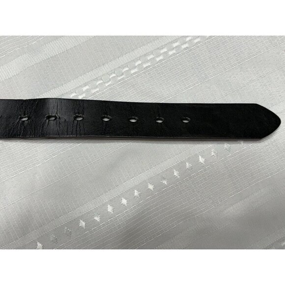Levis Mens Synthetic Leather Belt With Black Buckle 46/48 Brown & Black - Picture 5 of 6